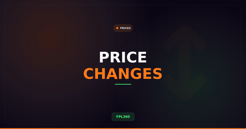 FPL Price Changes Today GW33: Who’s Rising & Falling
